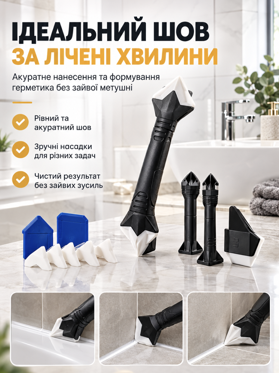 5-в-1 Інструмент для нанесення та розгладжування